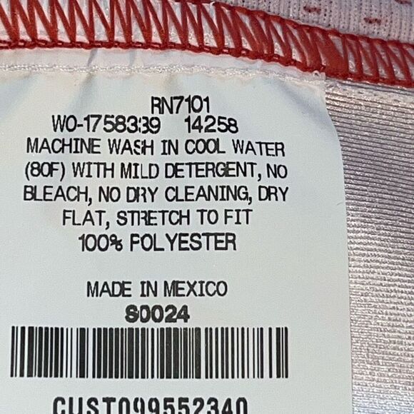 Spear Strong Jersey Number 1 Size Medium Red Athletic Performance Sports Shirt - Picture 7 of 7